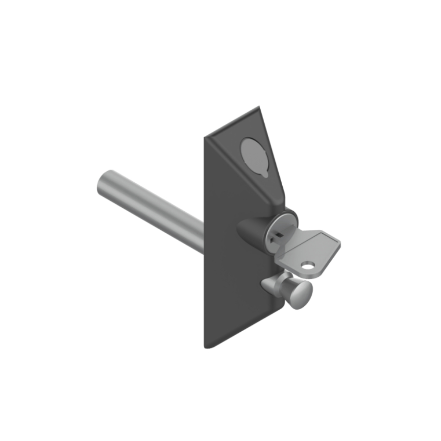 LIMITADOR DE APERTURA CON LLAVE  PARA PUERTAS Y VENTANAS CORREDERAS de ALMA REF.9265